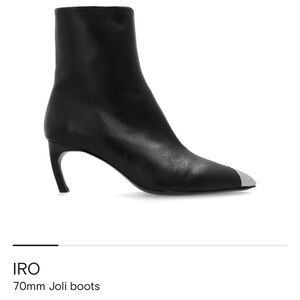 New in box IRO joli ankle Boots Booties black